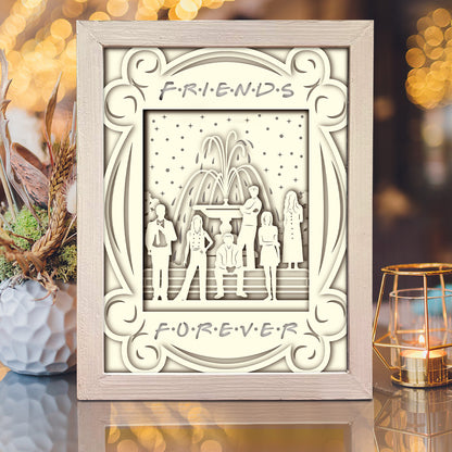 Friends Series – 3D Lightbox SVG File for Cricut & Silhouette