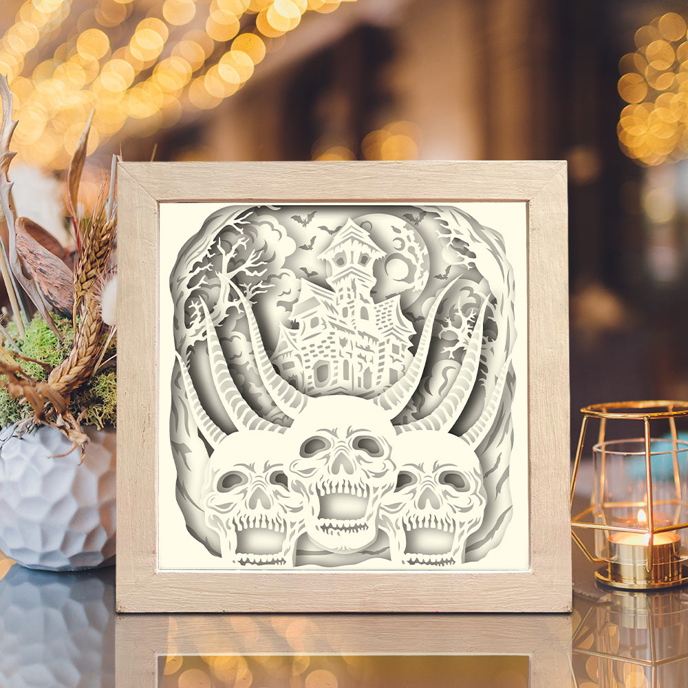 Halloween 32 – 3D Lightbox SVG File for Cricut & Silhouette