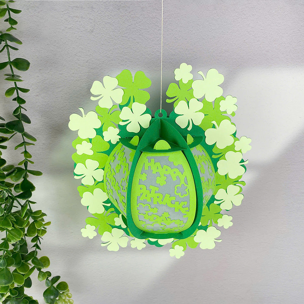 Patrick Day 1 – 3D Lantern SVG File for Cricut & Silhouette