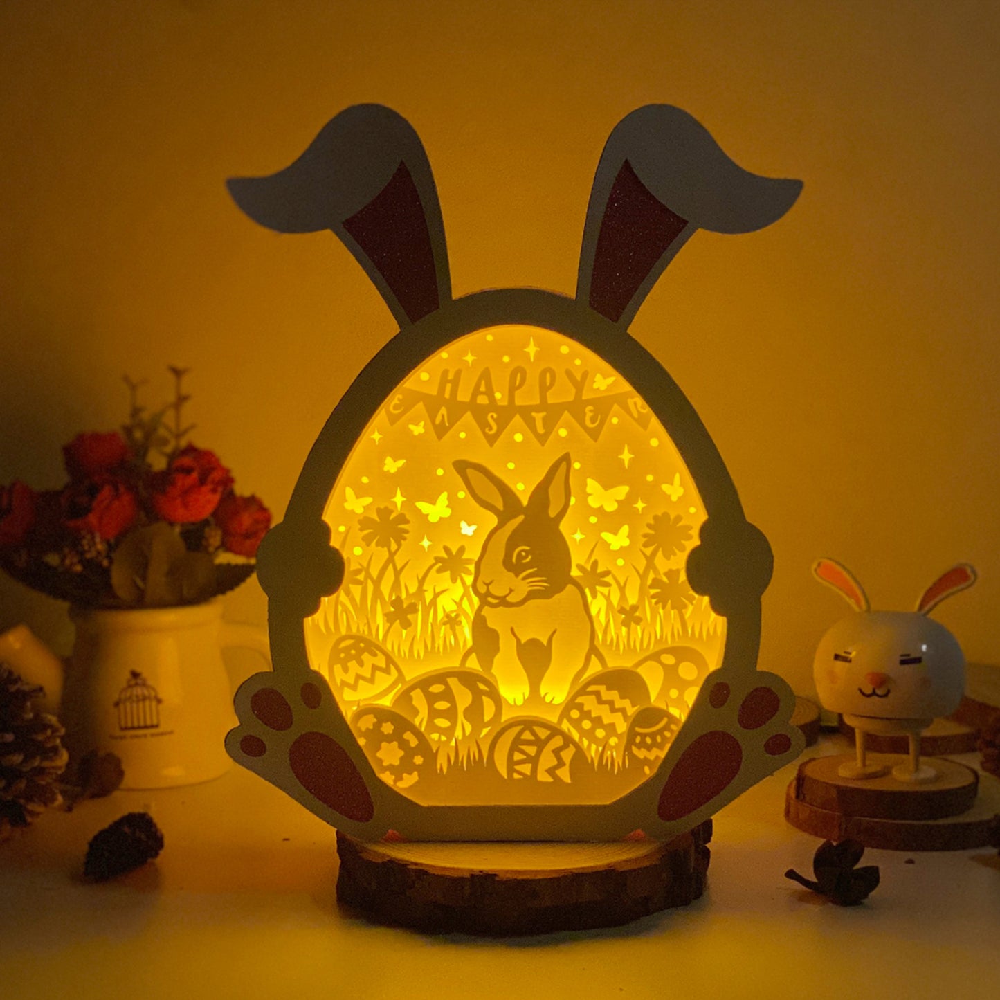 Easter 9 – 3D Bunny Box 1 File - Cricut File - VEKTOR KRAFT