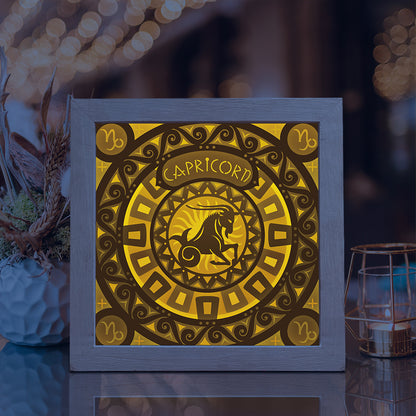 Capricorn – 3D Lightbox SVG File for Cricut & Silhouette