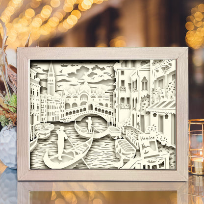 Venice – 3D Lightbox SVG File for Cricut & Silhouette