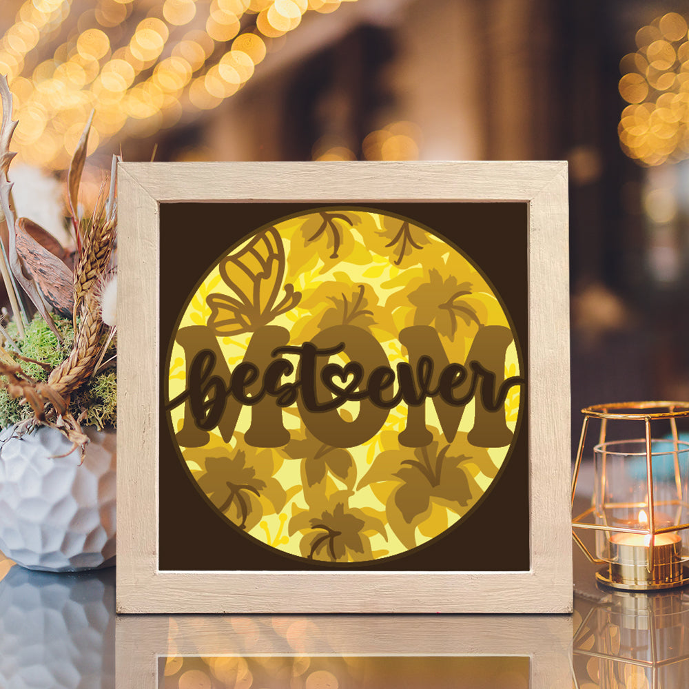 Best Mom Ever 3 - 3D Mother Lightbox File - Cricut File - VEKTOR KRAFT