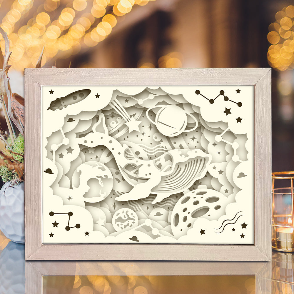 Whale 3 – 3D Lightbox SVG File for Cricut & Silhouette