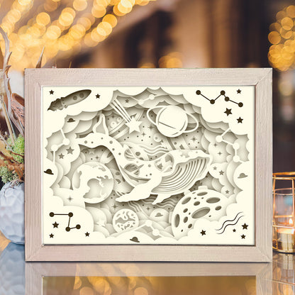 Whale 3 – 3D Lightbox SVG File for Cricut & Silhouette