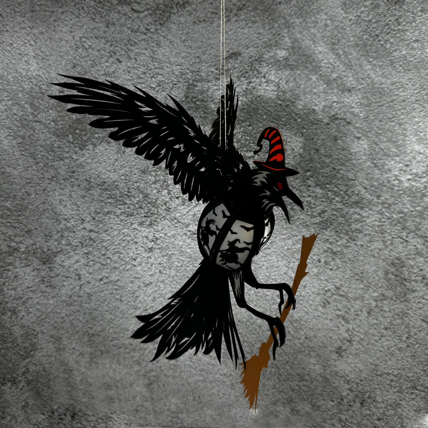 Raven – 3D Lantern SVG File for Cricut & Silhouette