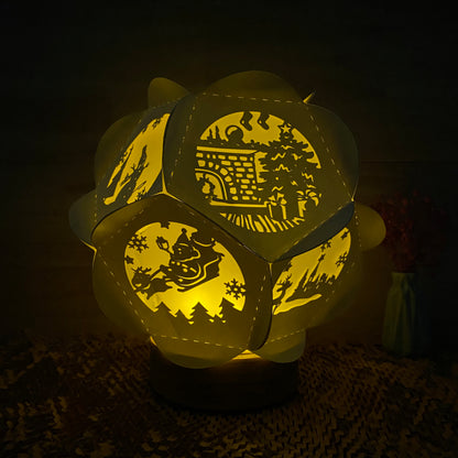 Xmas 3 – 3D Lantern SVG File for Cricut & Silhouette