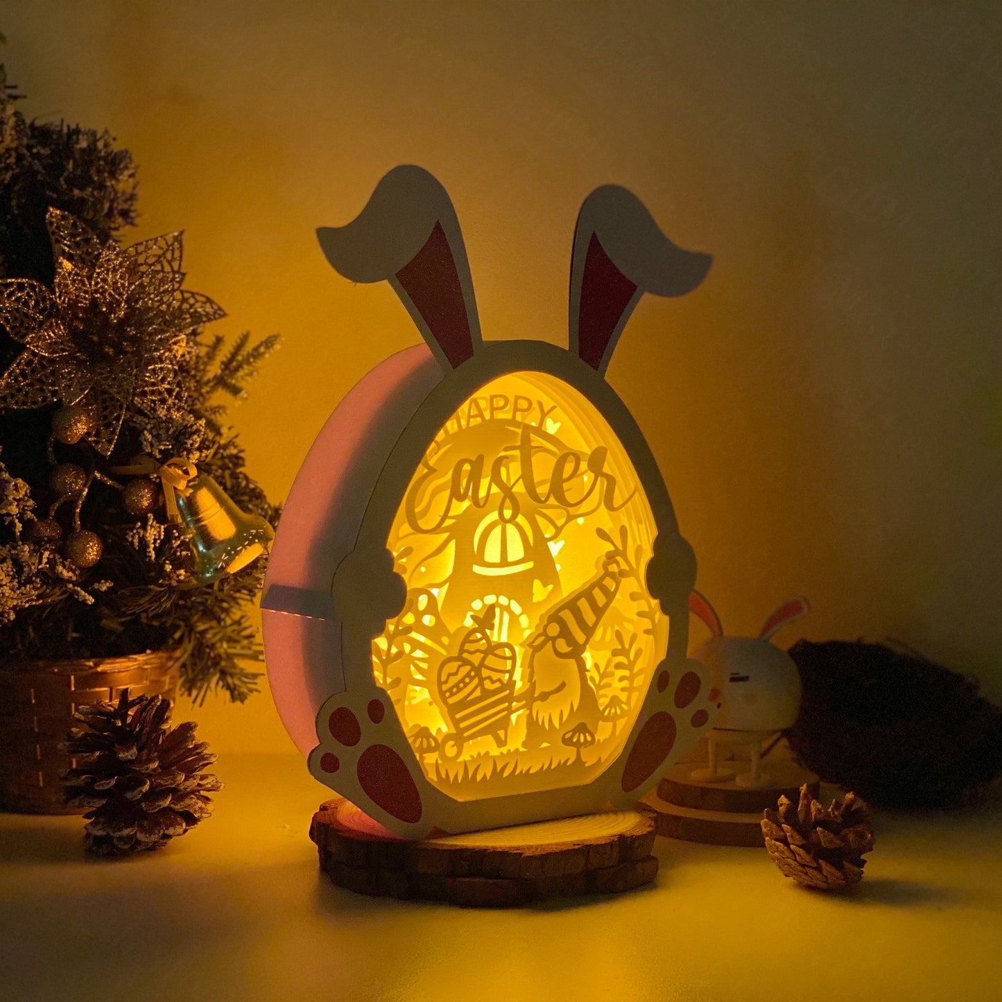 Easter Gnome 2 – 3D Bunny Box 1 File - Cricut File - VEKTOR KRAFT