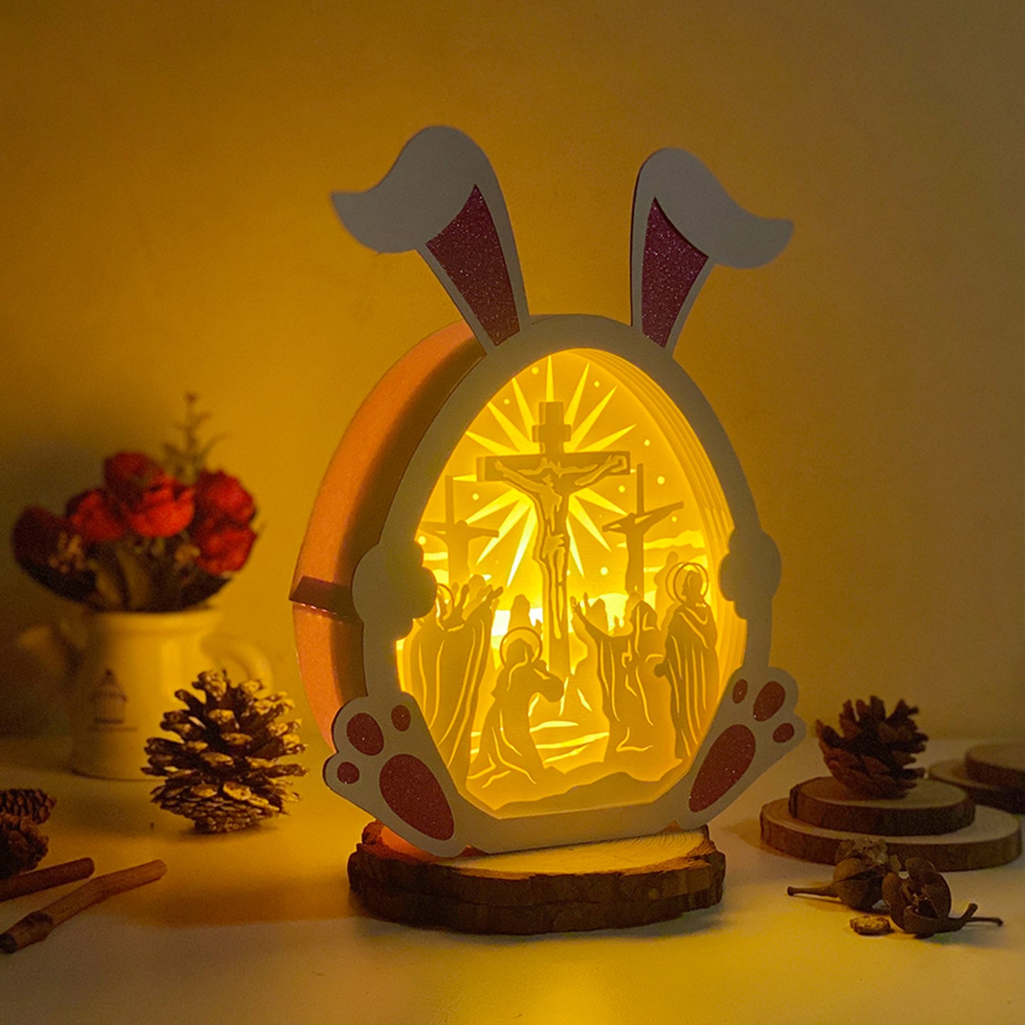 Jesus 3 – 3D Bunny Box 1 File - Cricut File - VEKTOR KRAFT