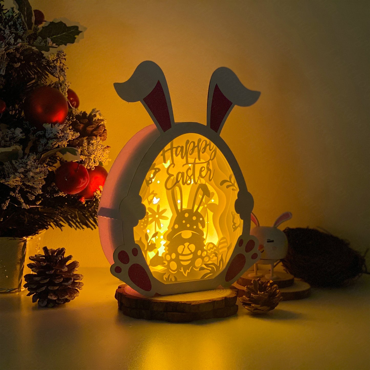 Easter Gnome 1 – 3D Bunny Box 1 File - Cricut File - VEKTOR KRAFT