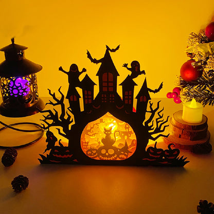Cat Witch – 3D Box SVG File for Cricut & Silhouette