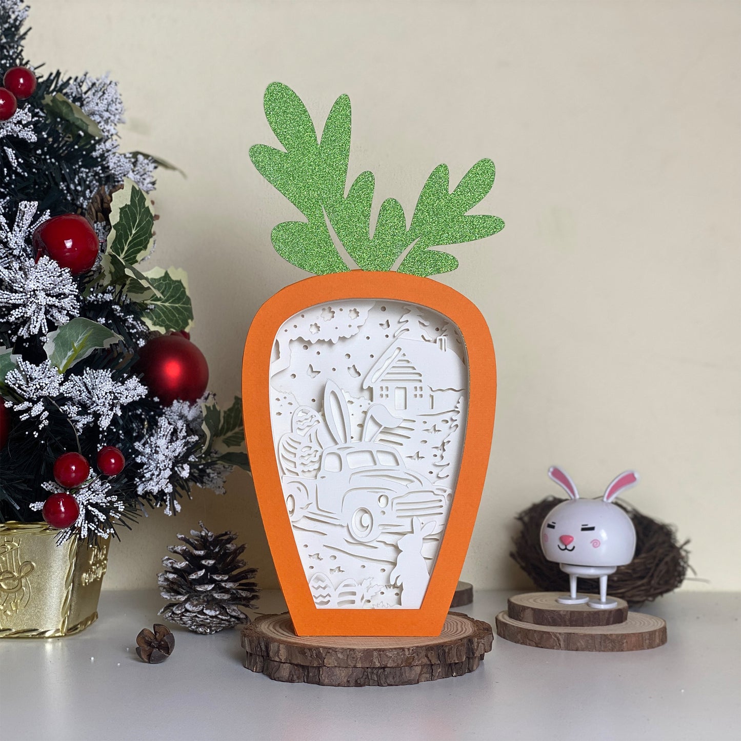 Easter Truck 1 – 3D Carrot Box File - Cricut File - VEKTOR KRAFT