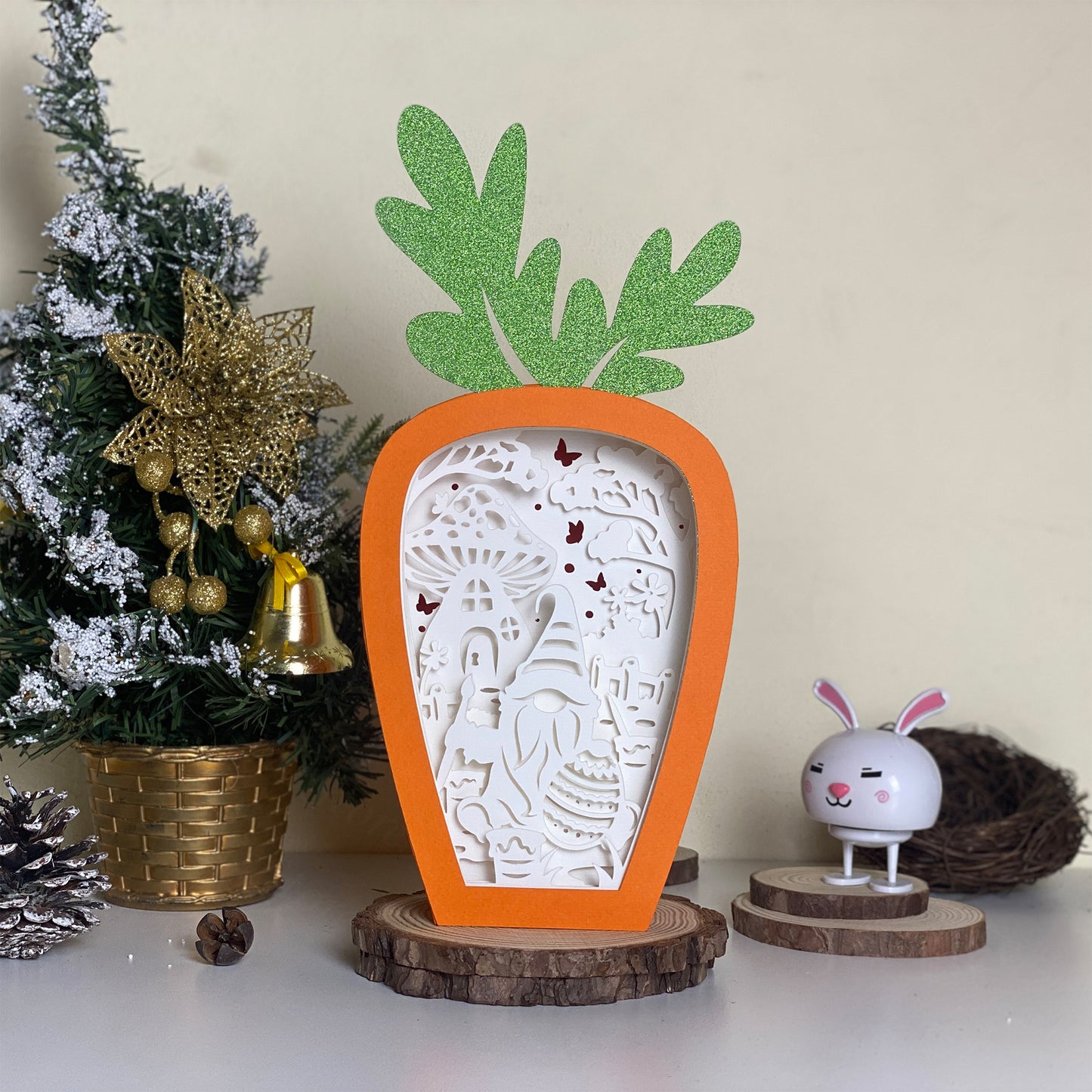 Easter Gnome 2 – 3D Carrot Box File - Cricut File - VEKTOR KRAFT