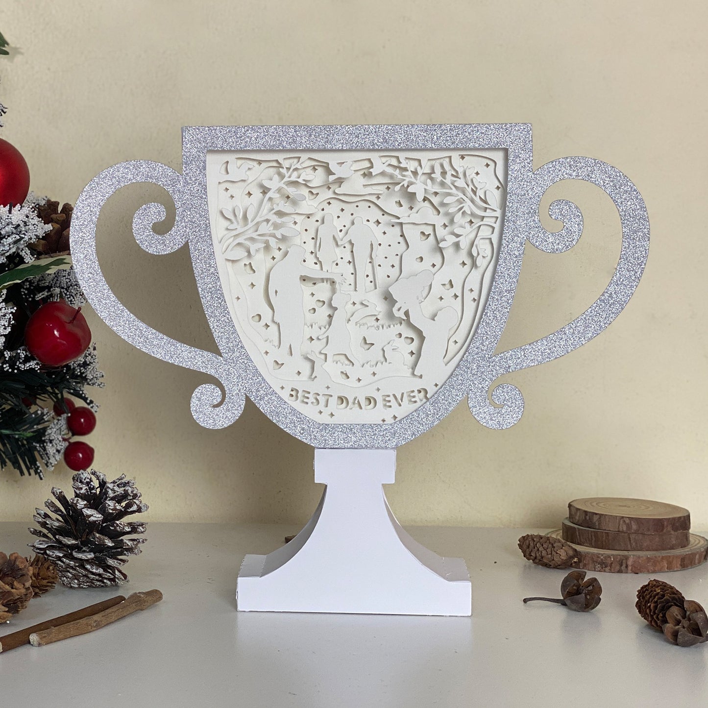 Father's Day 1 – 3D Cup Box File - Cricut File - VEKTOR KRAFT