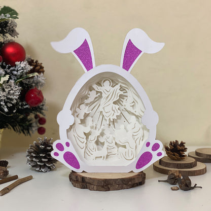 Jesus 2 – 3D Bunny Box 1 File - Cricut File - VEKTOR KRAFT