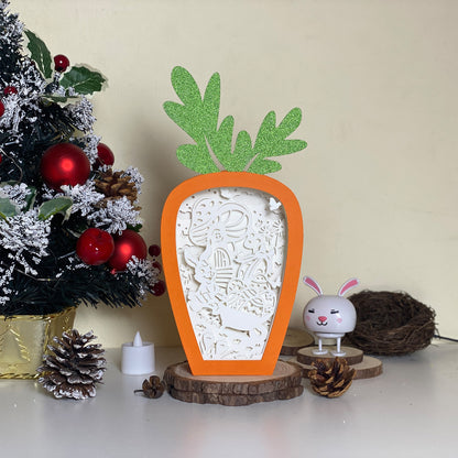 Easter 2 – 3D Carrot Box File - Cricut File - VEKTOR KRAFT