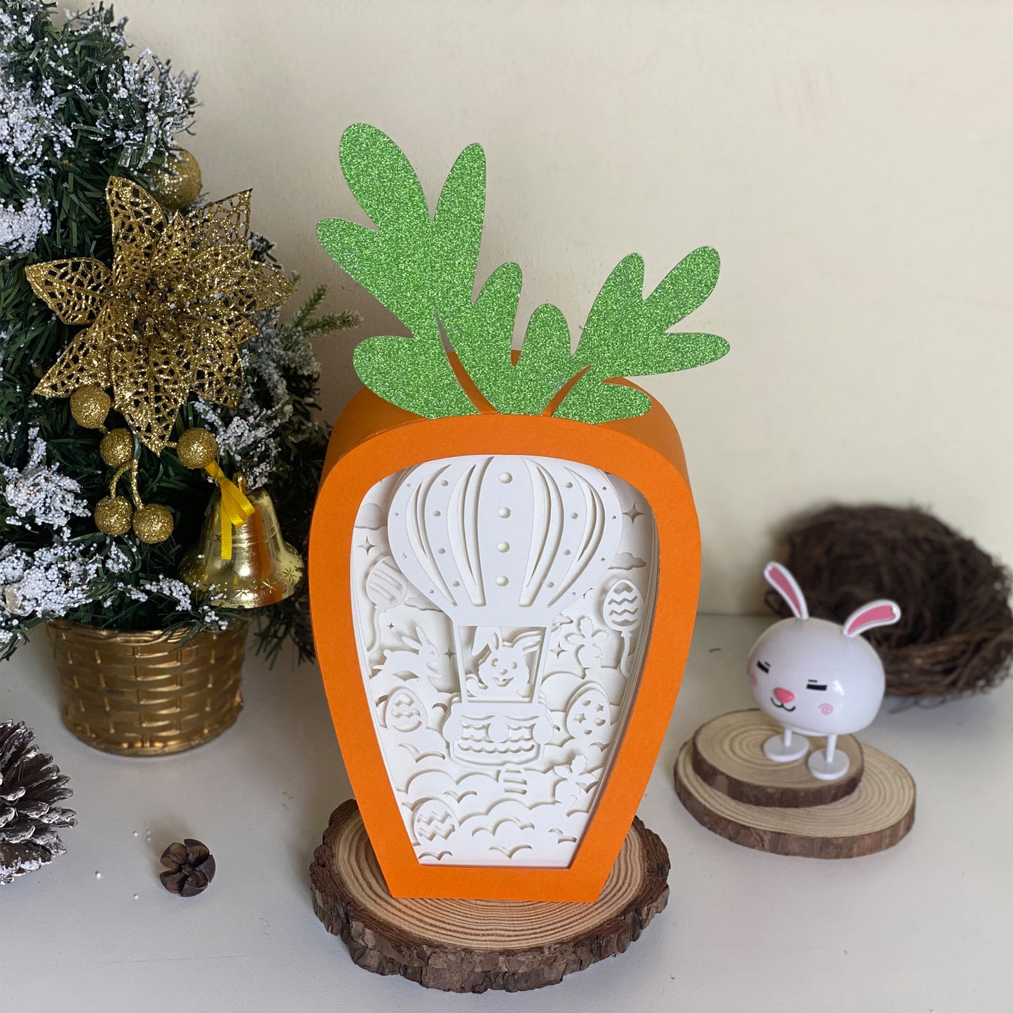 Easter 5 – 3D Carrot Box File - Cricut File - VEKTOR KRAFT