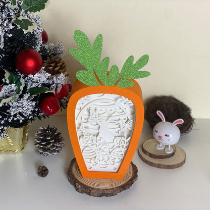 Easter 3 – 3D Carrot Box File - Cricut File - VEKTOR KRAFT