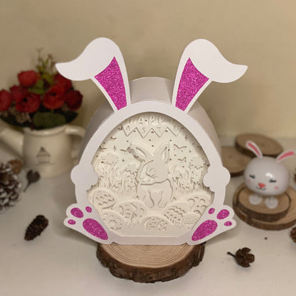 Easter 9 – 3D Bunny Box 1 File - Cricut File - VEKTOR KRAFT