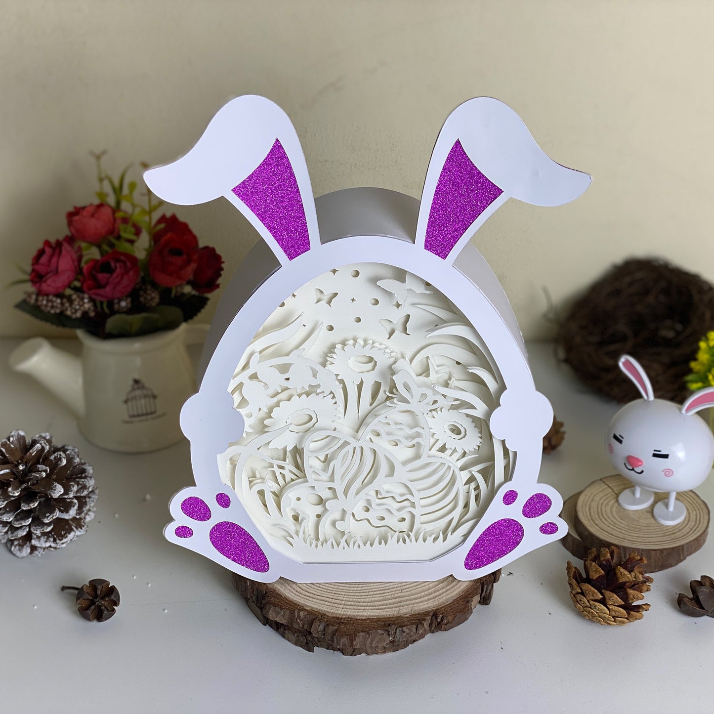 Easter 2 – 3D Bunny Box 1 File - Cricut File - VEKTOR KRAFT