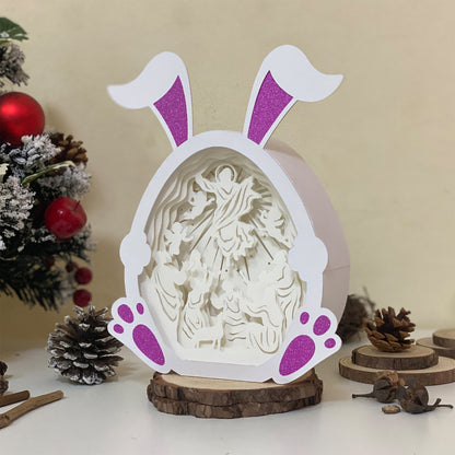 Jesus 2 – 3D Bunny Box 1 File - Cricut File - VEKTOR KRAFT