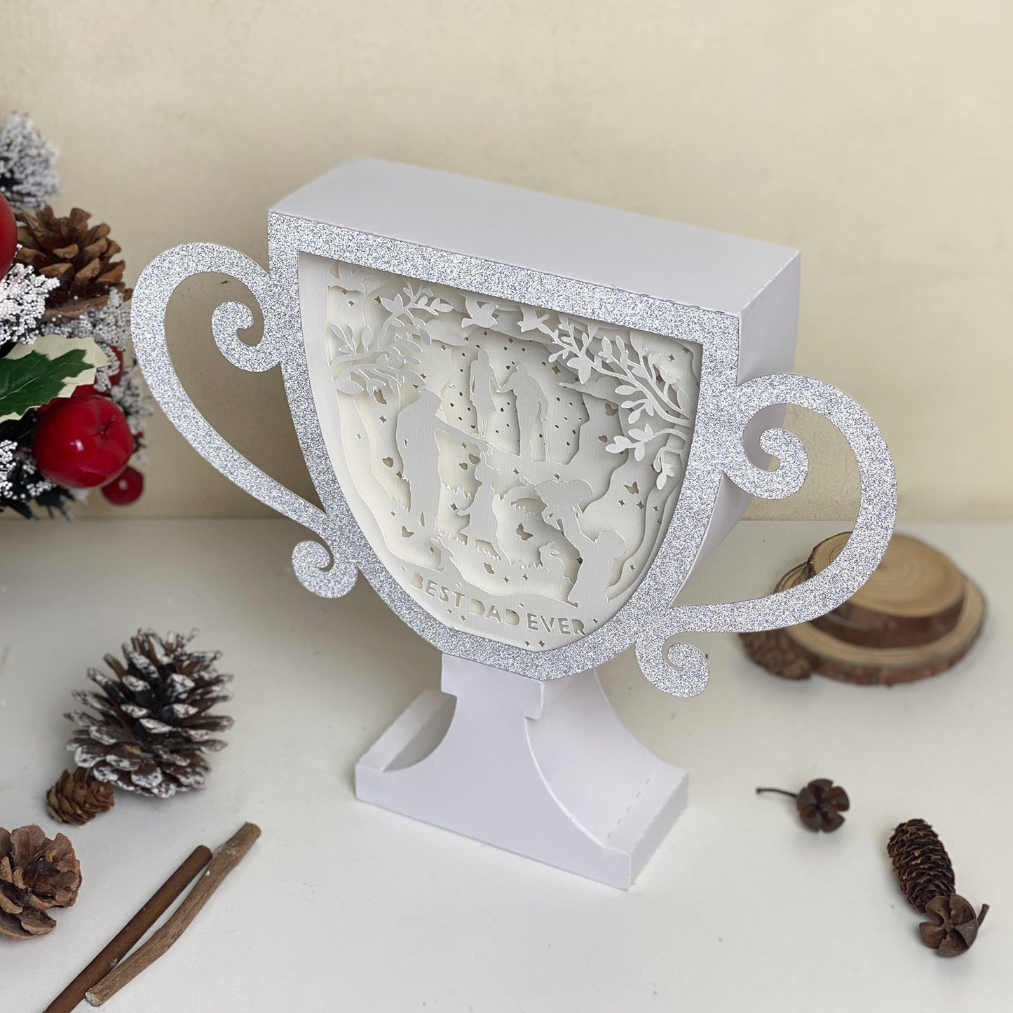 Father's Day 1 – 3D Cup Box File - Cricut File - VEKTOR KRAFT