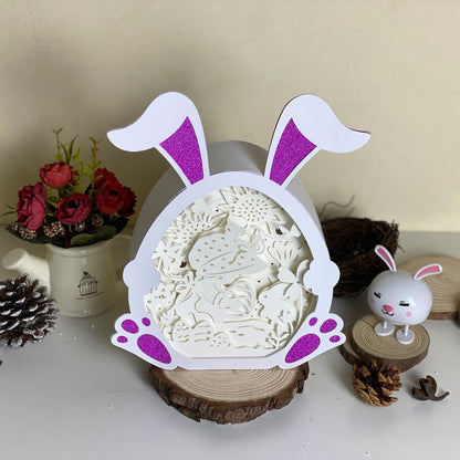 Easter 3 – 3D Bunny Box 1 File - Cricut File - VEKTOR KRAFT