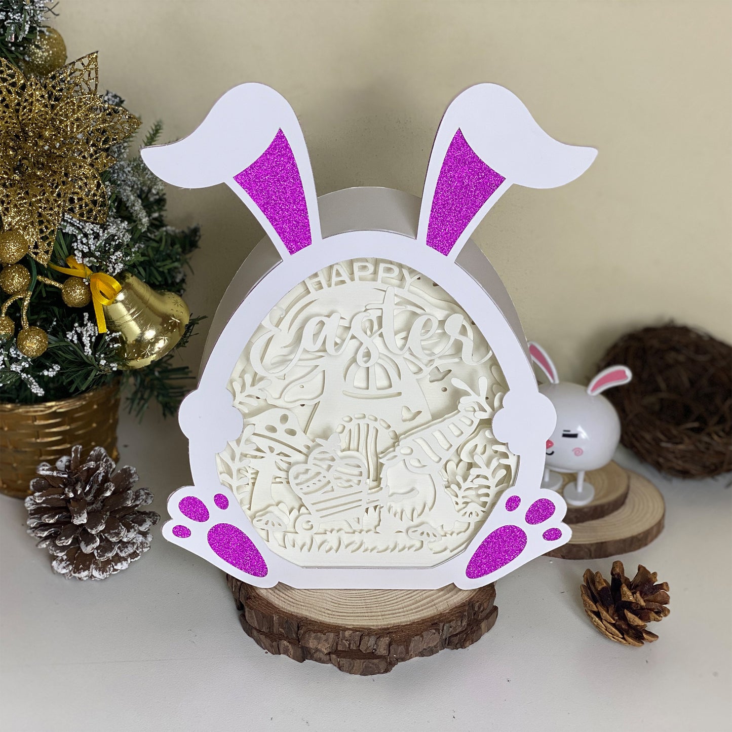 Easter Gnome 2 – 3D Bunny Box 1 File - Cricut File - VEKTOR KRAFT