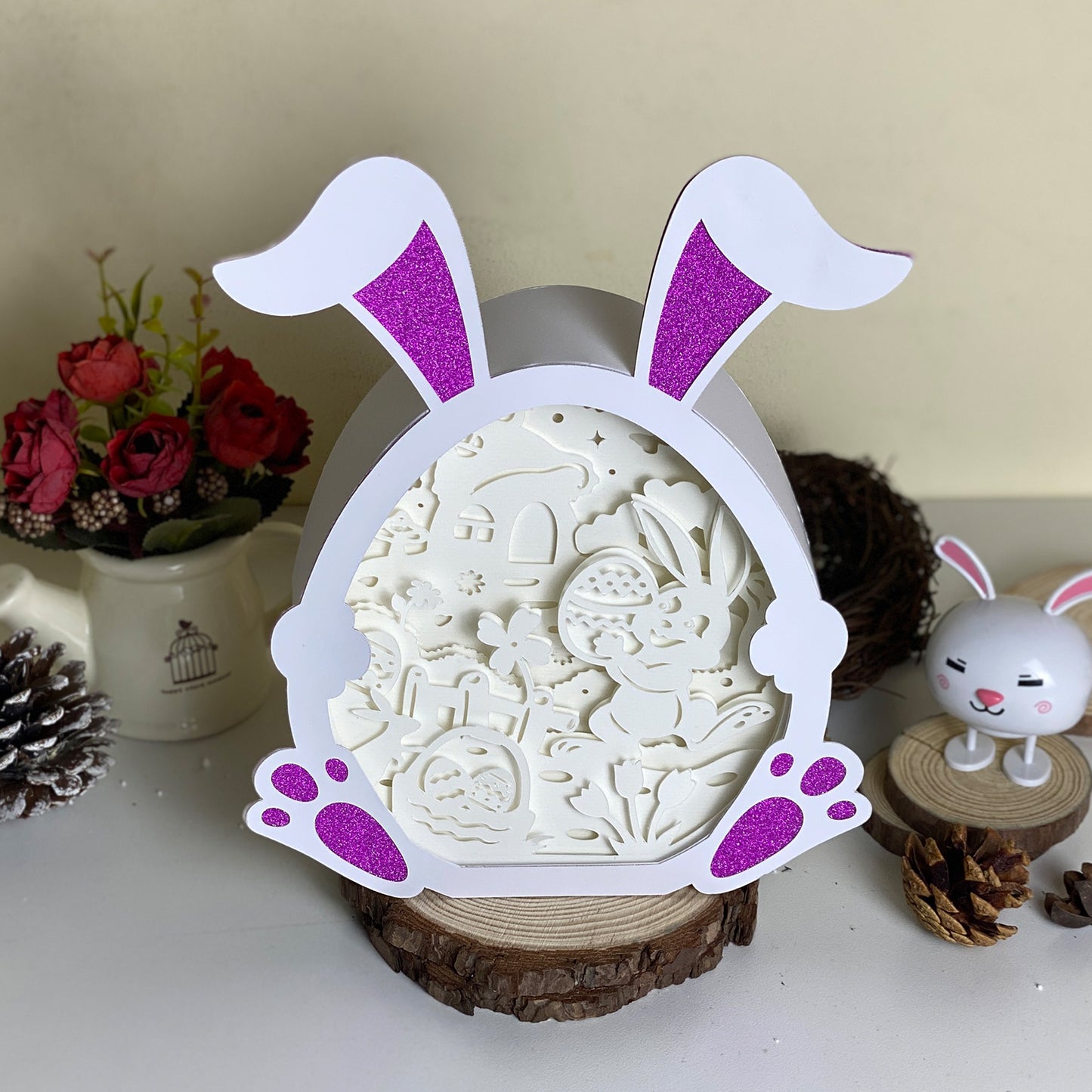 Easter 4 – 3D Bunny Box 1 File - Cricut File - VEKTOR KRAFT