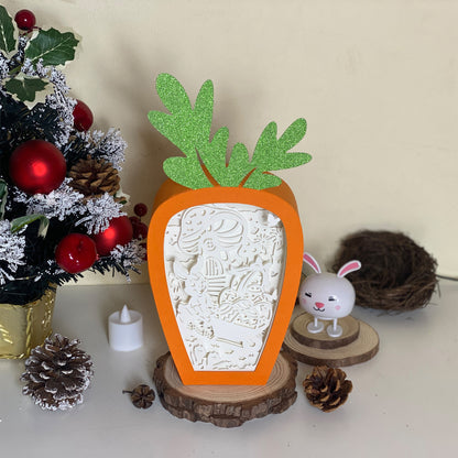 Easter 2 – 3D Carrot Box File - Cricut File - VEKTOR KRAFT