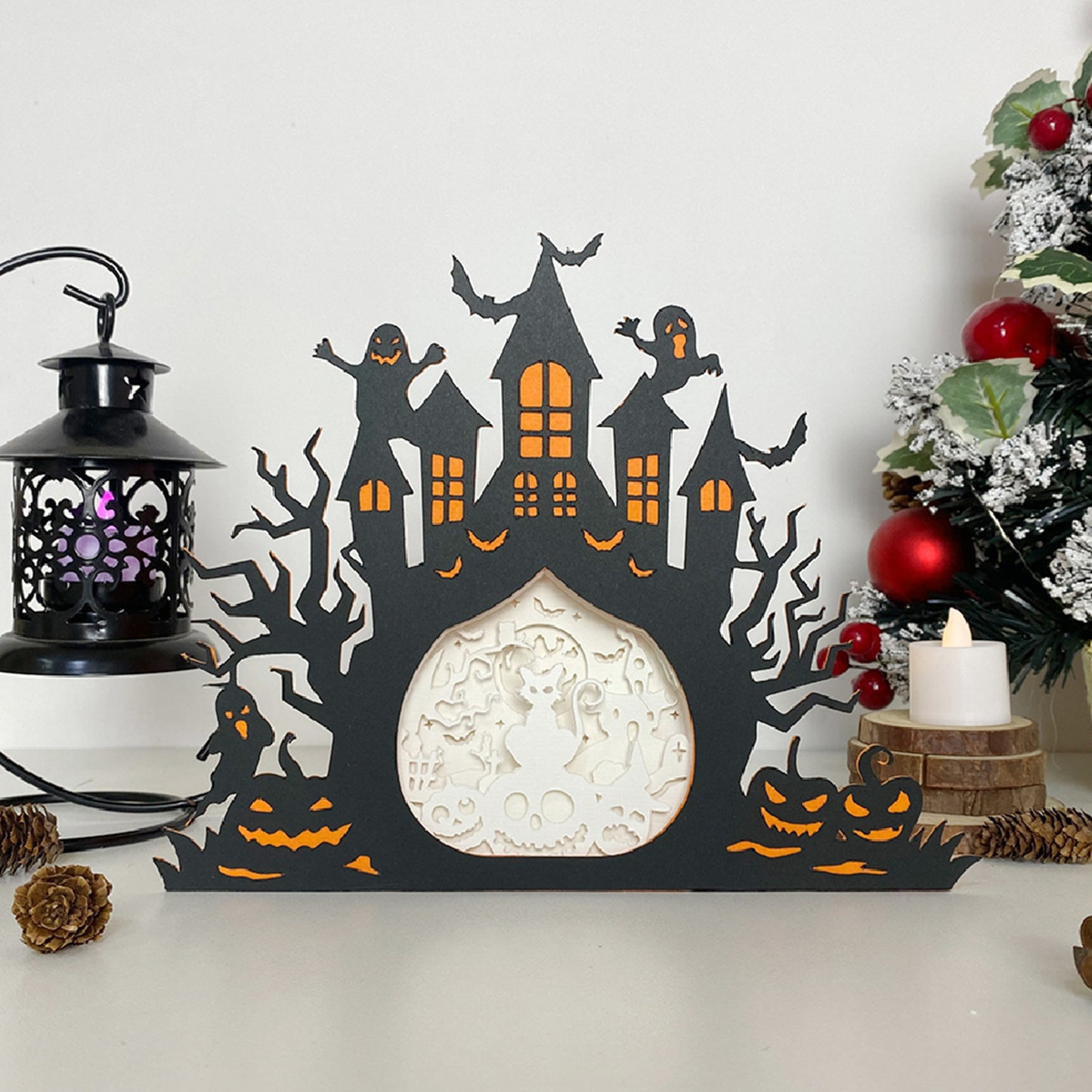 Cat Witch – 3D Box SVG File for Cricut & Silhouette