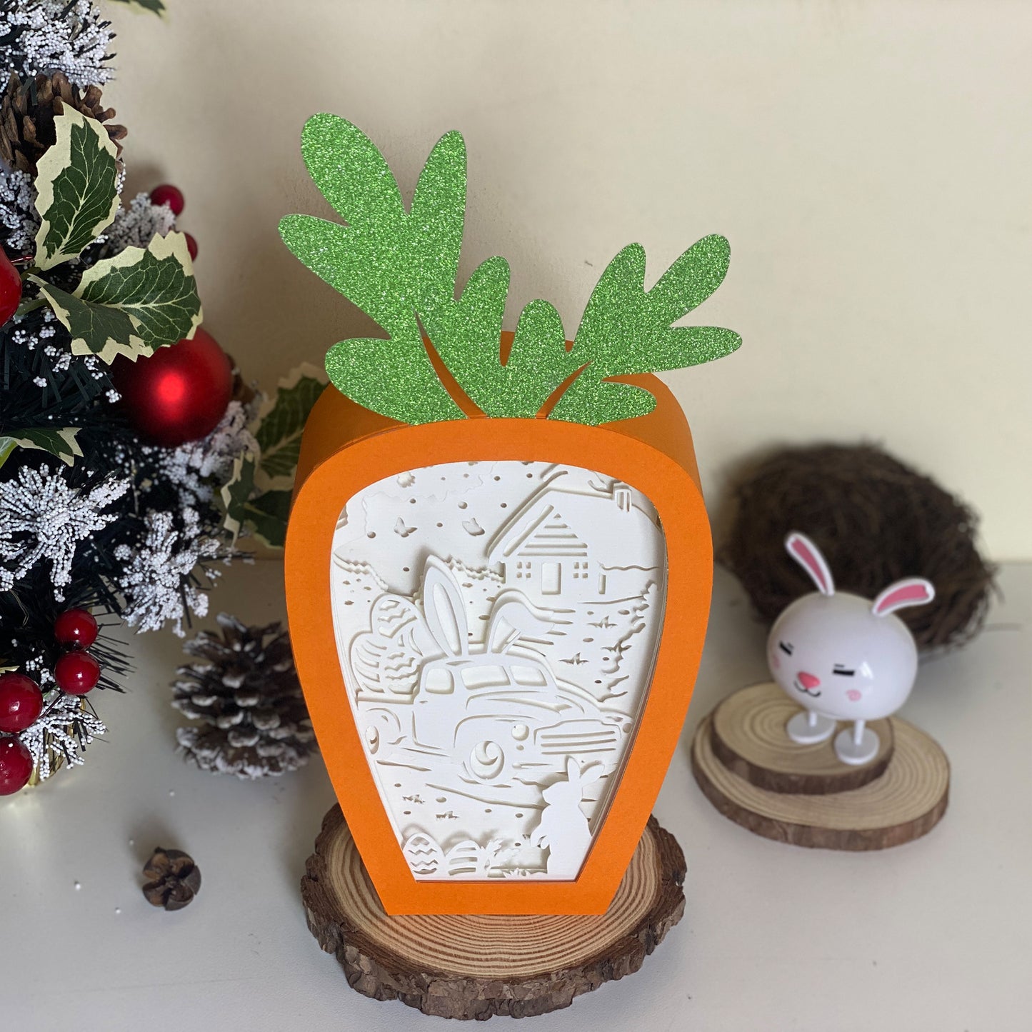 Easter Truck 1 – 3D Carrot Box File - Cricut File - VEKTOR KRAFT