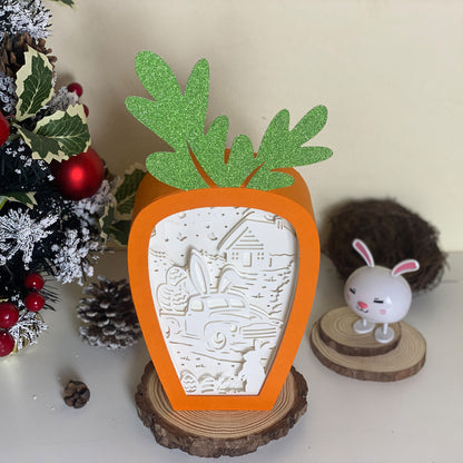 Easter Truck 1 – 3D Carrot Box File - Cricut File - VEKTOR KRAFT