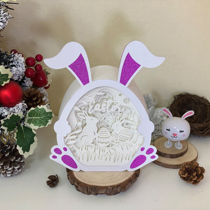 Easter 5 – 3D Bunny Box 1 File - Cricut File - VEKTOR KRAFT