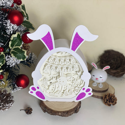 Easter 7 – 3D Bunny Box 1 File - Cricut File - VEKTOR KRAFT