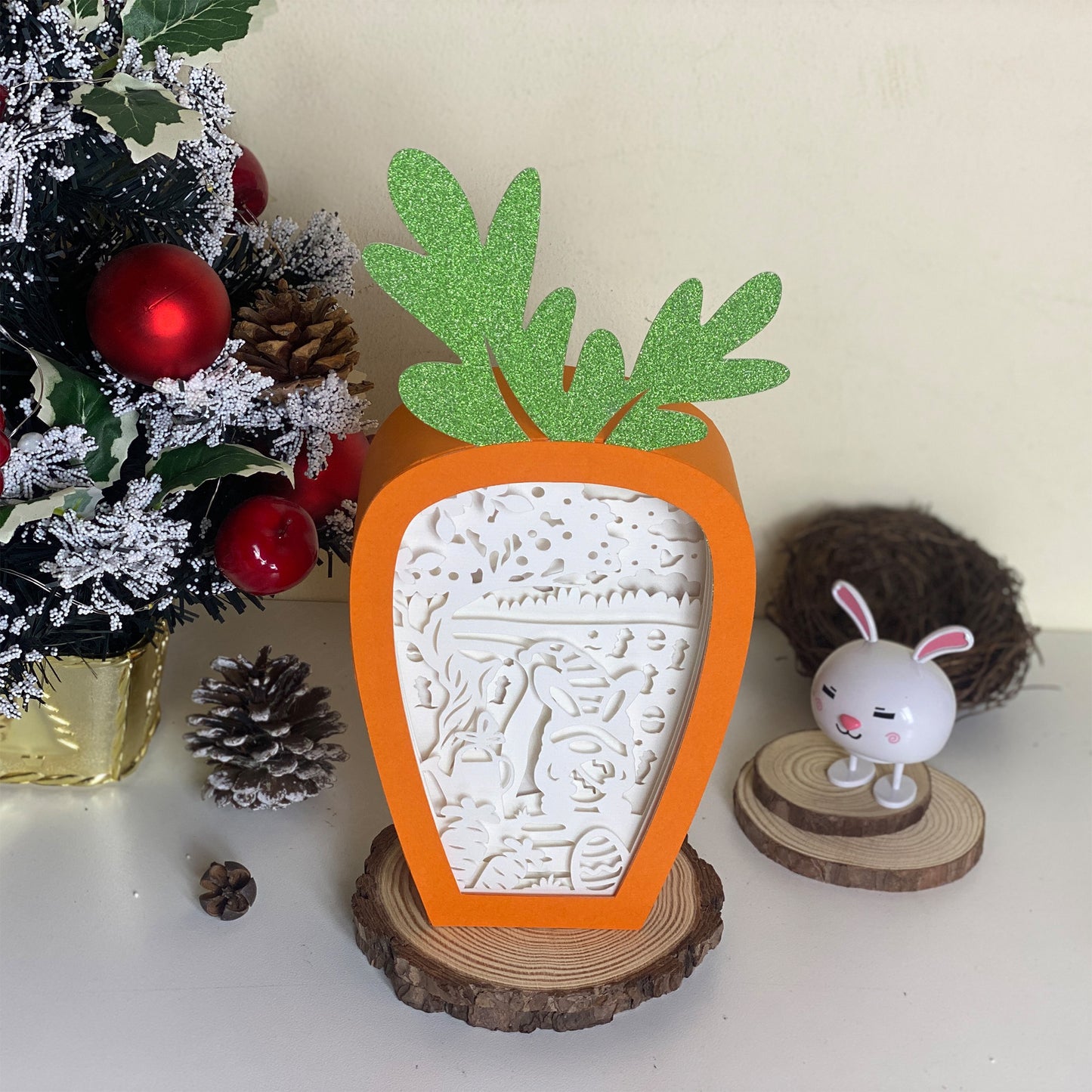 Easter Gnome 1 – 3D Carrot Box File - Cricut File - VEKTOR KRAFT