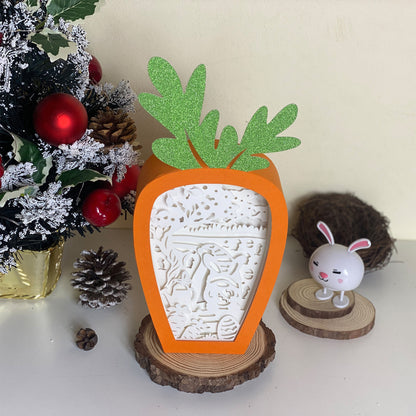 Easter Gnome 1 – 3D Carrot Box File - Cricut File - VEKTOR KRAFT