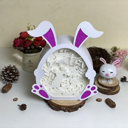 Easter 1 – 3D Bunny Box 1 File - Cricut File - VEKTOR KRAFT