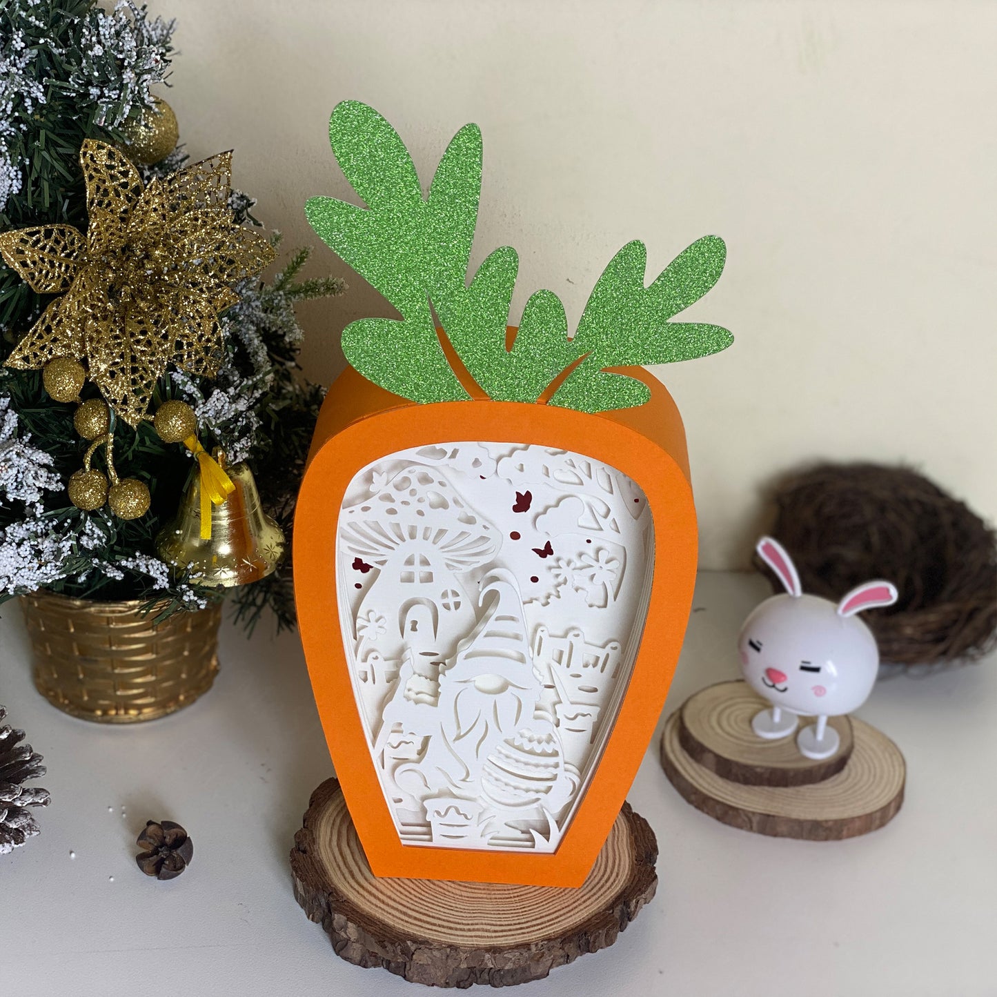 Easter Gnome 2 – 3D Carrot Box File - Cricut File - VEKTOR KRAFT