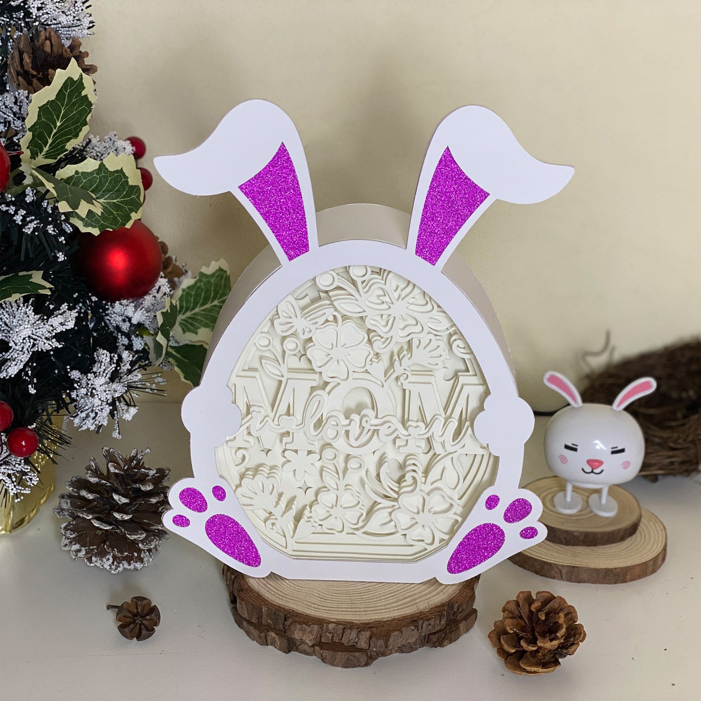 Mother's Day – 3D Bunny Box 1 File - Cricut File - VEKTOR KRAFT