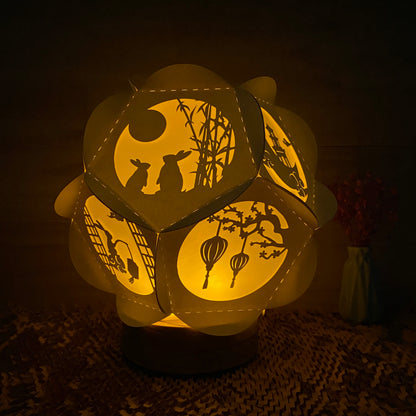 Mid Autumn – 3D Lantern SVG File for Cricut & Silhouette