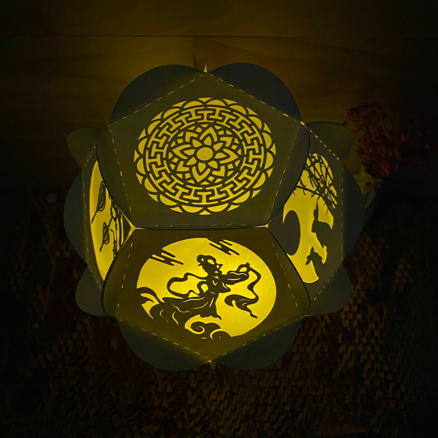 Mid Autumn – 3D Lantern SVG File for Cricut & Silhouette