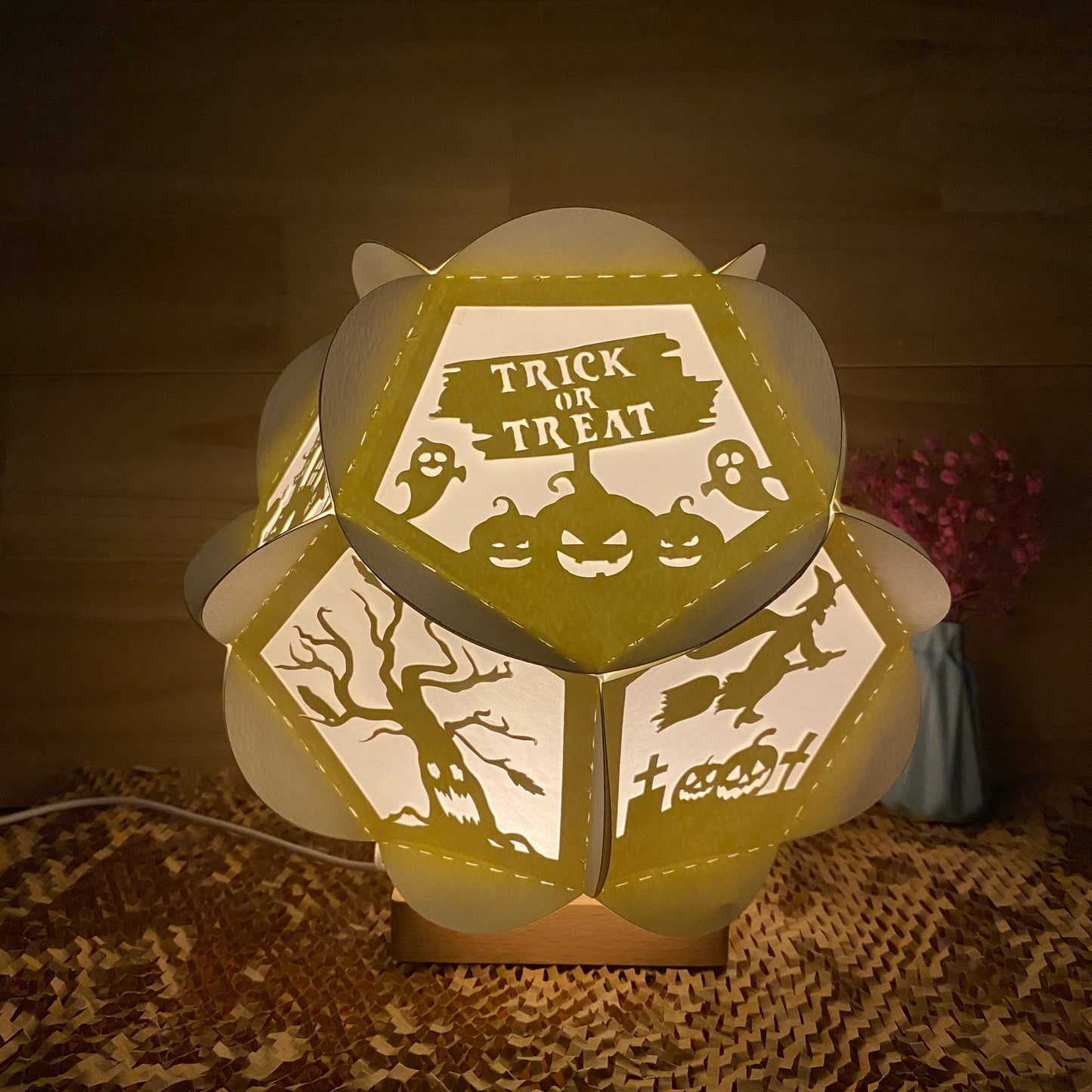 Halloween – 3D Lantern SVG File for Cricut & Silhouette
