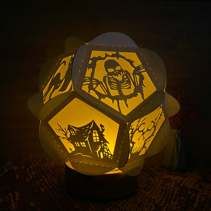 Halloween 4 – 3D Lantern SVG File for Cricut & Silhouette