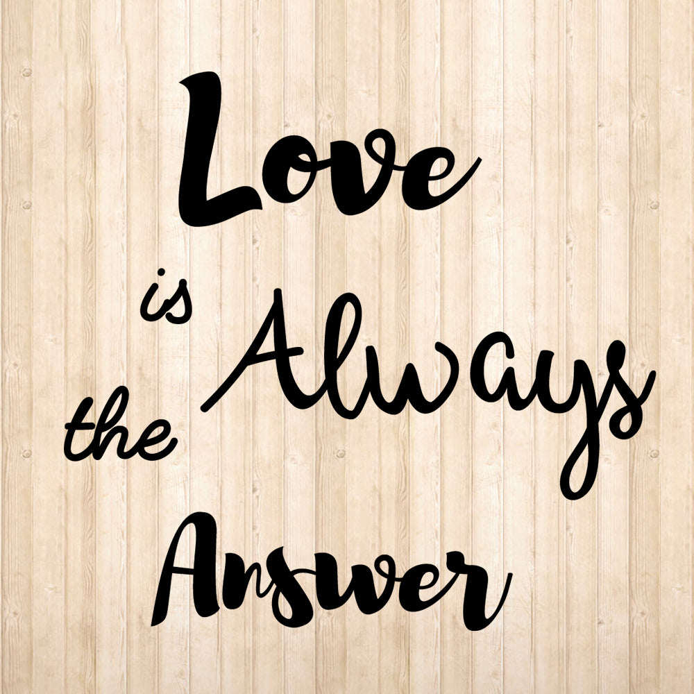 Love Is Always The Answer - Cricut File - VEKTOR KRAFT