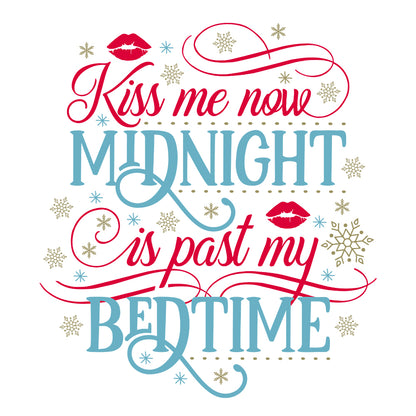 Kiss Me Now Midnight Is - Cricut File - VEKTOR KRAFT