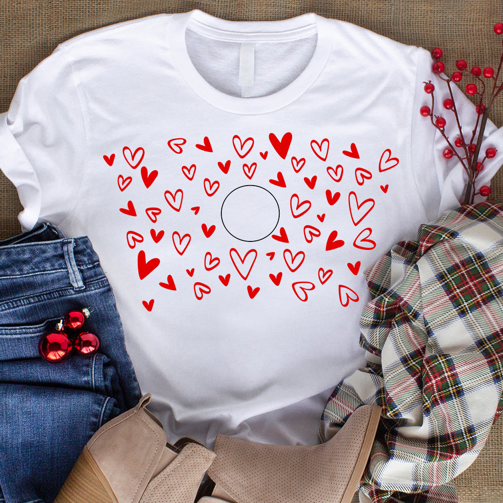 Heart Cold Cup Wrap 24oz - Cricut File - VEKTOR KRAFT
