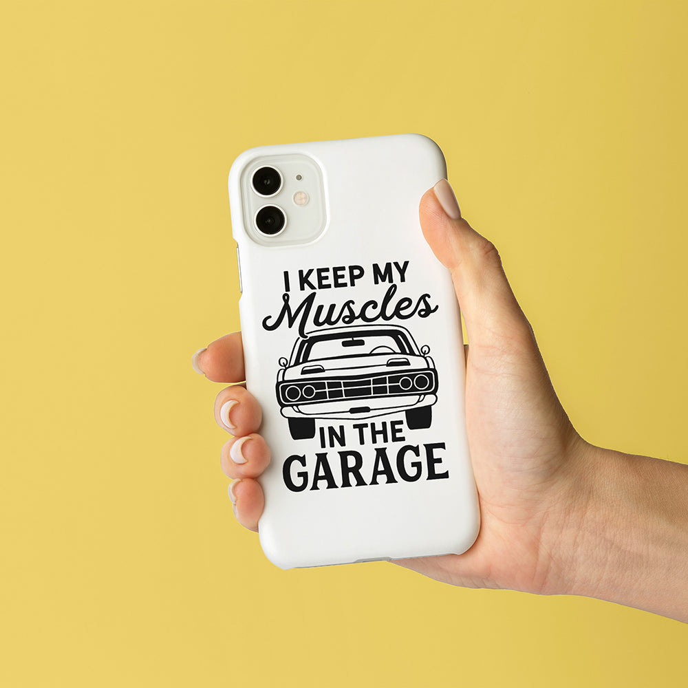 I Keep My Muscles In The Garage - Cricut File - VEKTOR KRAFT