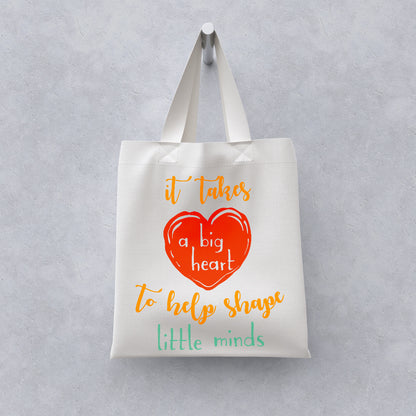 It Takes A Big Heart To Help Shape Little Minds - Cricut File - VEKTOR KRAFT