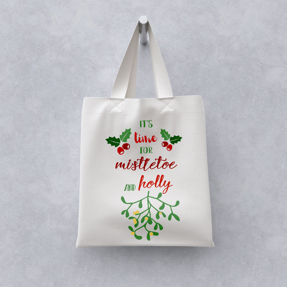 It's Time For Mistletoe And Holly - Cricut File - VEKTOR KRAFT